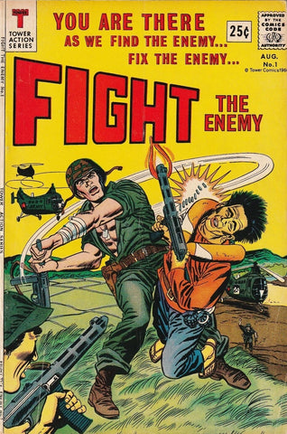 Fight The Enemy #1 - Tower Action Series - 1965