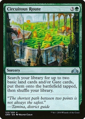 "Circuitous Route" - Magic The Gathering Card - Guilds of Ravnica
