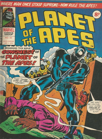 Planet of the Apes #63 - Marvel Comics - 1976
