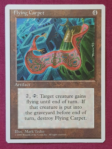 "Flying Carpet" - Magic The Gathering Card - 4th Edition