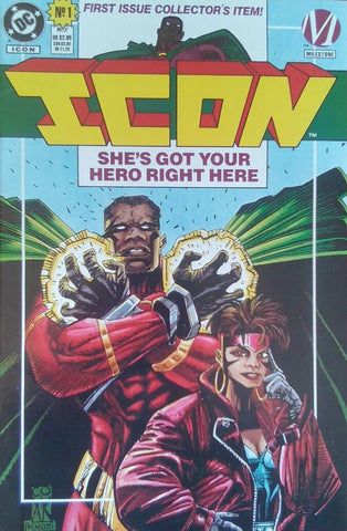 Icon #1 - DC Comics / Milestone - 1993 - Variant Cover