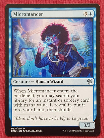 "Micromancer" - Magic The Gathering Card - Dominaria United