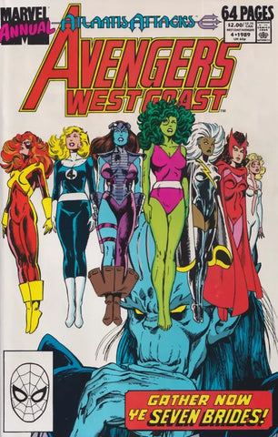 Avengers West Coast Annual #4 - Marvel Comics - 1989