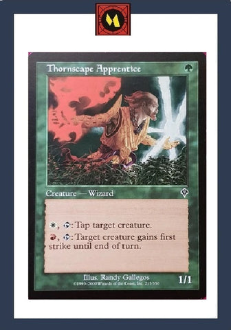 "Thornscape Apprentice" x4 - Magic The Gathering - Invasion - 4-Cards