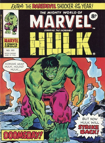 Mighty World of Marvel #193 - Marvel Comics - 1976