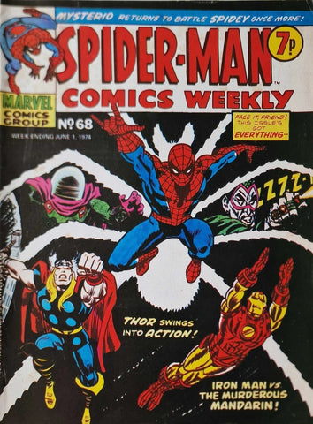 Spider-Man Comics Weekly #68 - Marvel Comics / British - 1974