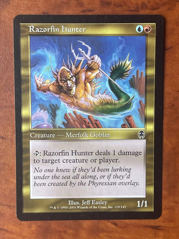"Razorfin Hunter" x4 - Magic The Gathering Card - Apocalypse - 4-Card Playset