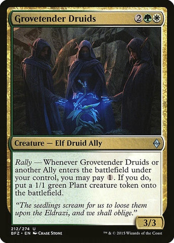 "Grovetender Druids" - Magic The Gathering - Battle For Zendikar
