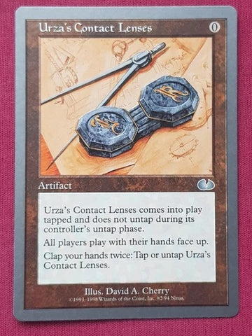 "Urza's Contact Lenses" - Magic The Gathering Card - Unglued