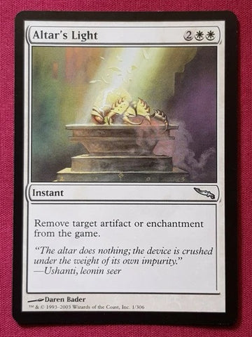 "Altar's Light" x4 - Magic The Gathering Card - Mirrodin - 4-Card Playset
