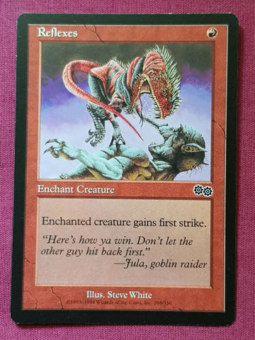 "Reflexes" - Magic The Gathering Card - Urza's Saga