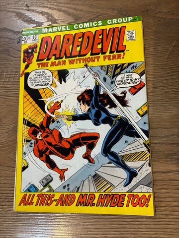 Daredevil #83 - Marvel Comics - 1972 - Back issue