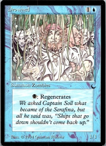"Drowned" x4 - Magic The Gathering - The Dark - 4-Card Playset