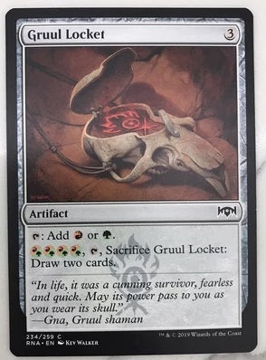 "Gruul Locket" - Magic The Gathering Card - RNA