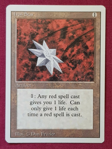 "Iron Star" - Magic The Gathering Card - Revised