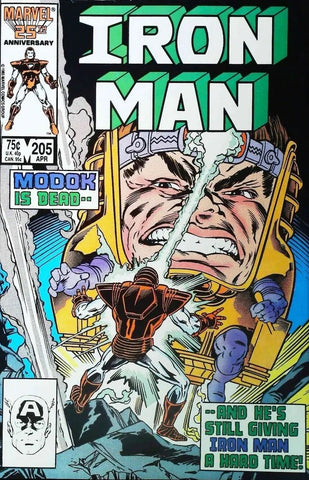 Iron Man #205 - Marvel Comics - 1986