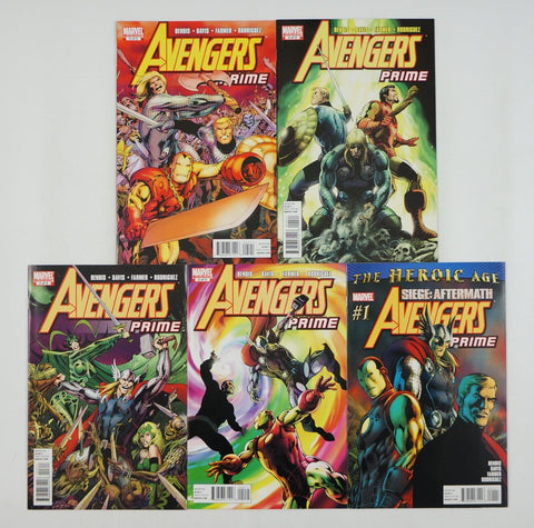 Avengers: Prime #1 2 3 4 5 (SET) - Marvel Comics - 2010