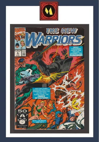 New Warriors #8 - Marvel Comics - 1991