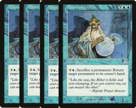 "Dispersing Orb" x4 - Magic The Gathering Card - Onslaught - 4-Card Playtest