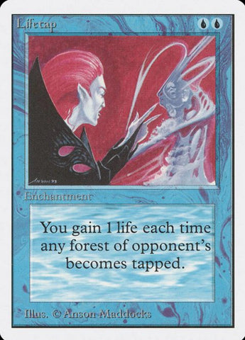 "Lifetap" - Magic The Gathering - Revised