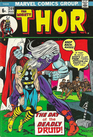 Mighty Thor #209 - Marvel Comics - 1973