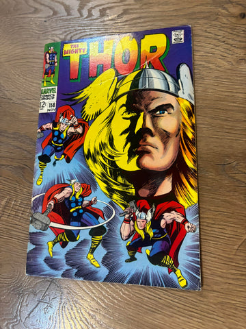 The Mighty Thor #158 - Marvel Comics - 1968