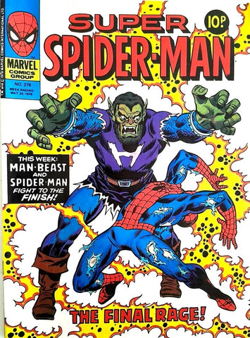 Super Spider-Man #276 - Marvel Comics/British - 1978
