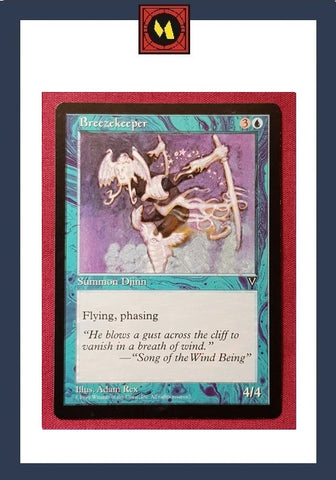 "Breezekeeper" x4 - Magic The Gathering Card - Visions - 4-Card Playset
