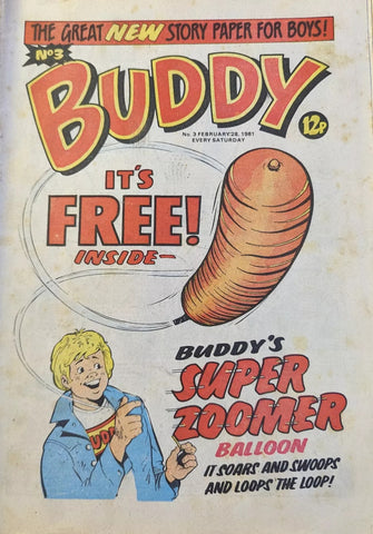 Buddy #3 - British Comic - Feb 28 1981 - no toys included