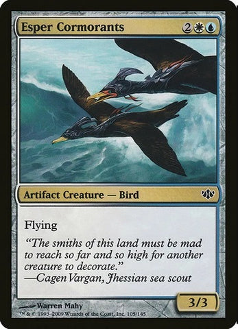 "Esper Cormorants" x4 - Magic The Gathering - Conflux - 4-Card Playset