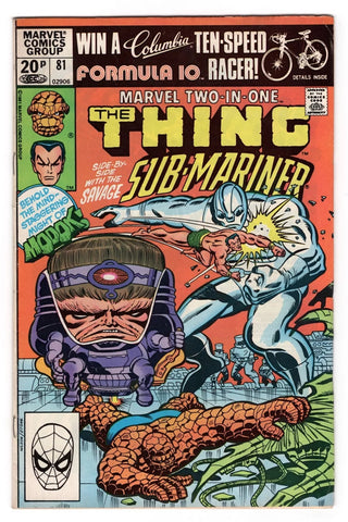 Marvel Two-in-One #81 - Marvel Comics - 1981