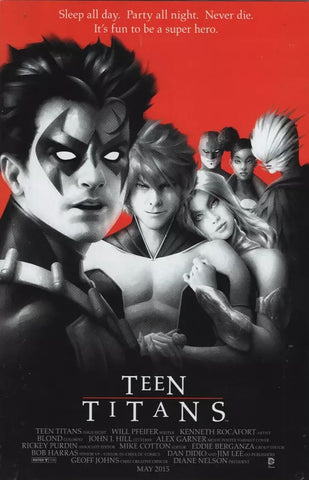 Teen Titans #8 - DC Comics - 2015 - Lost Boys Homage Variant Cover