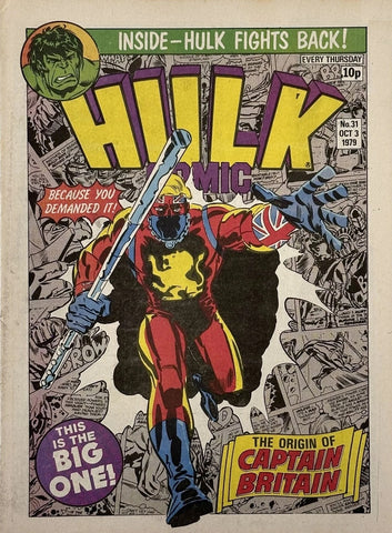Hulk Comic #31 - Marvel Comics / British - 1979