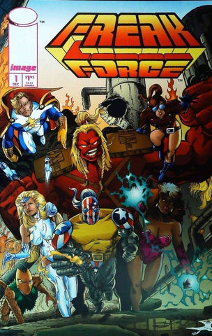 Freak Force #1 2 3 (LOT 3x Comics) - Image Comics - 1993