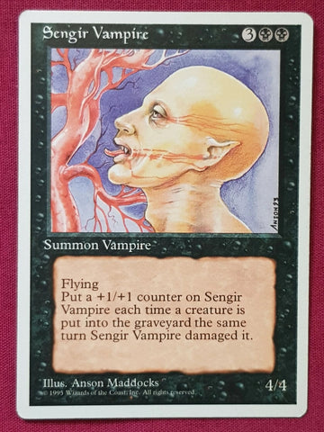 "Sengir Vampire" - Magic The Gathering Card - 4th Edition