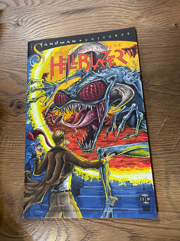 Hellblazer #1 - DC Black Label - 2019 - Unique Hand-drawn cover