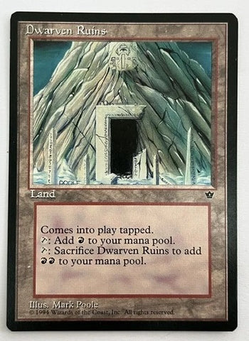 "Dwarven Ruins" - Magic The Gathering - Fallen Empires