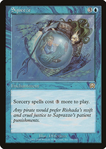 "Squeeze" - Magic The Gathering Card - Mercadian Masques