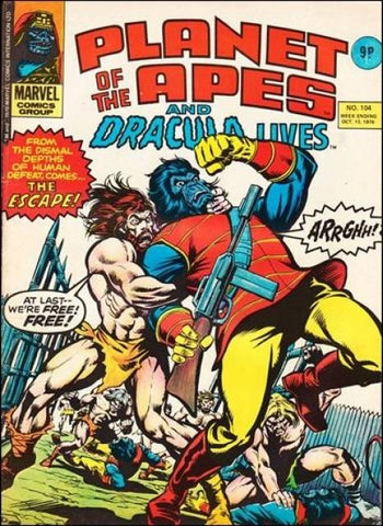 Planet of the Apes #104 - Marvel Comics / British - 1976