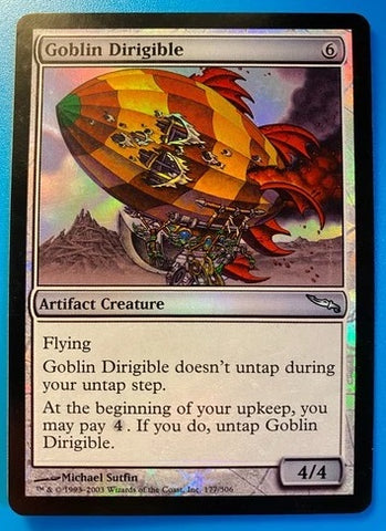 "Goblin Dirigible" FOIL - Magic The Gathering Card - Mirrodin