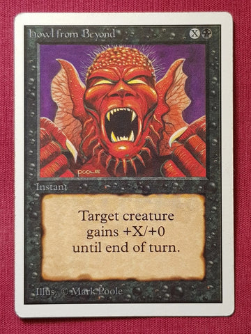 "Howl From Beyond" - Magic The Gathering Card - Unlimited