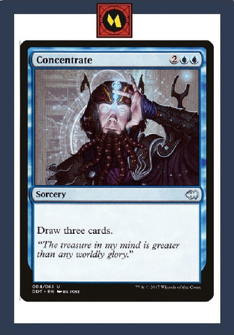 "Concentrate" - Magic The Gathering Card - DDT