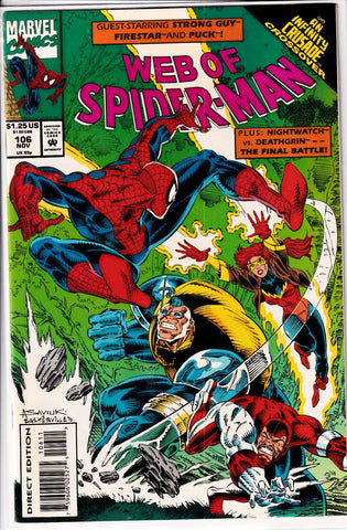 Web of Spider-Man #106 - Marvel Comics - 1993