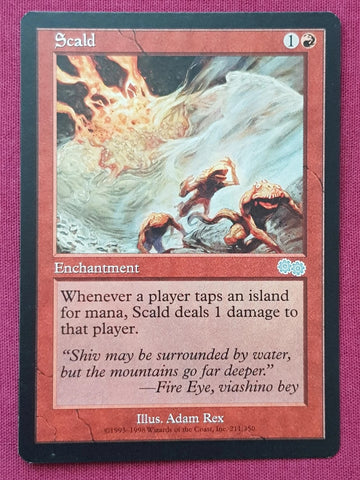 "Scald" - Magic The Gathering Card - Urza's Saga