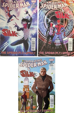Amazing Spider-Man #1, #2 and #3 - Marvel Comics - 2016 - "Spiderfly Effect"