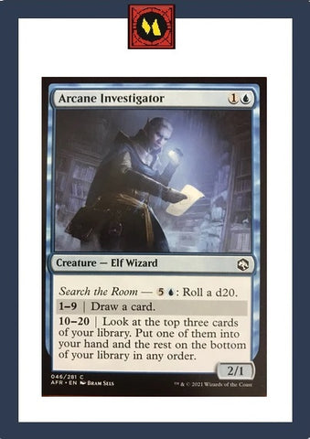 "Arcane Investigator" x4 - Magic The Gathering - AFR - 4-Card Playset