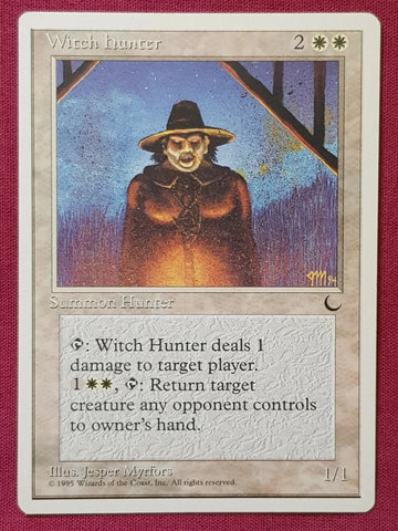 "Witch Hunter" - Magic The Gathering Card - Chronicles