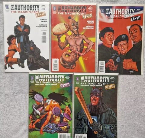 The Authority: The Magnificent Kevin #1 2 3 4 5 (SET) - Wildstorm - 2004