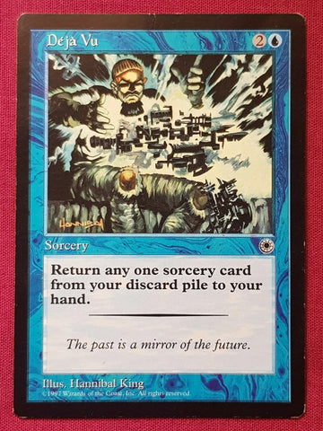 "Deja Vu" - Magic The Gathering Card - Portal