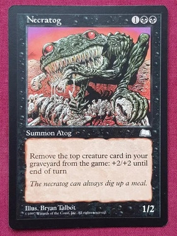 "Necratog" - Magic The Gathering Card - Weatherlight